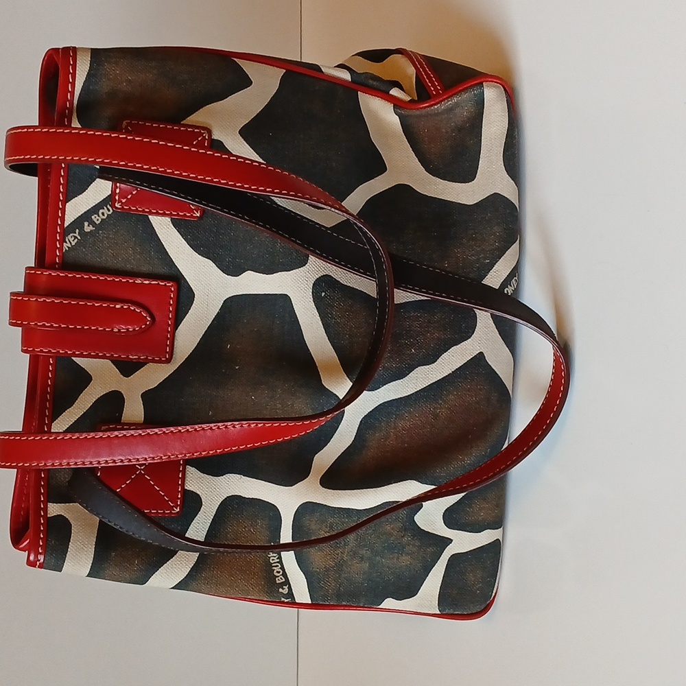 Dooney & Bourke Giraffe Print Tote Bag - Picture 3 of 16